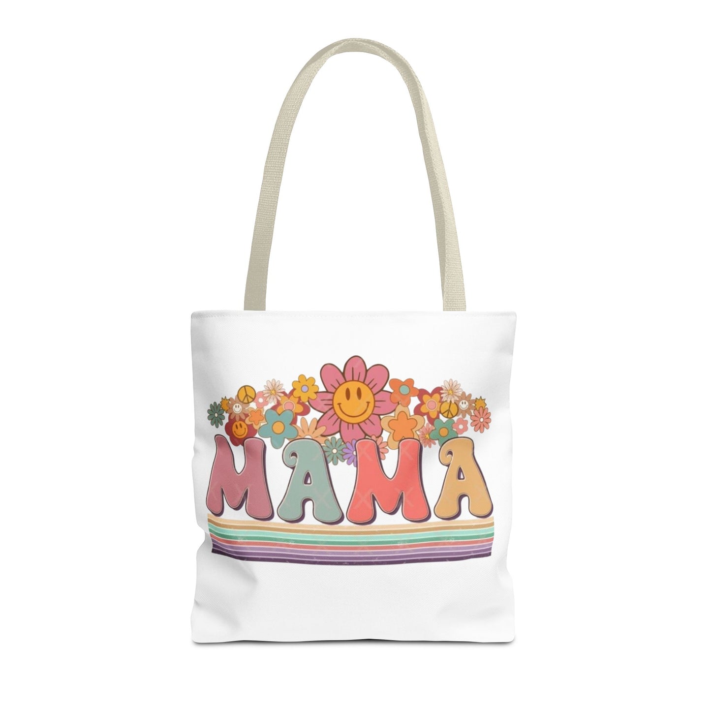 Colorful Floral Mama Tote Bag
