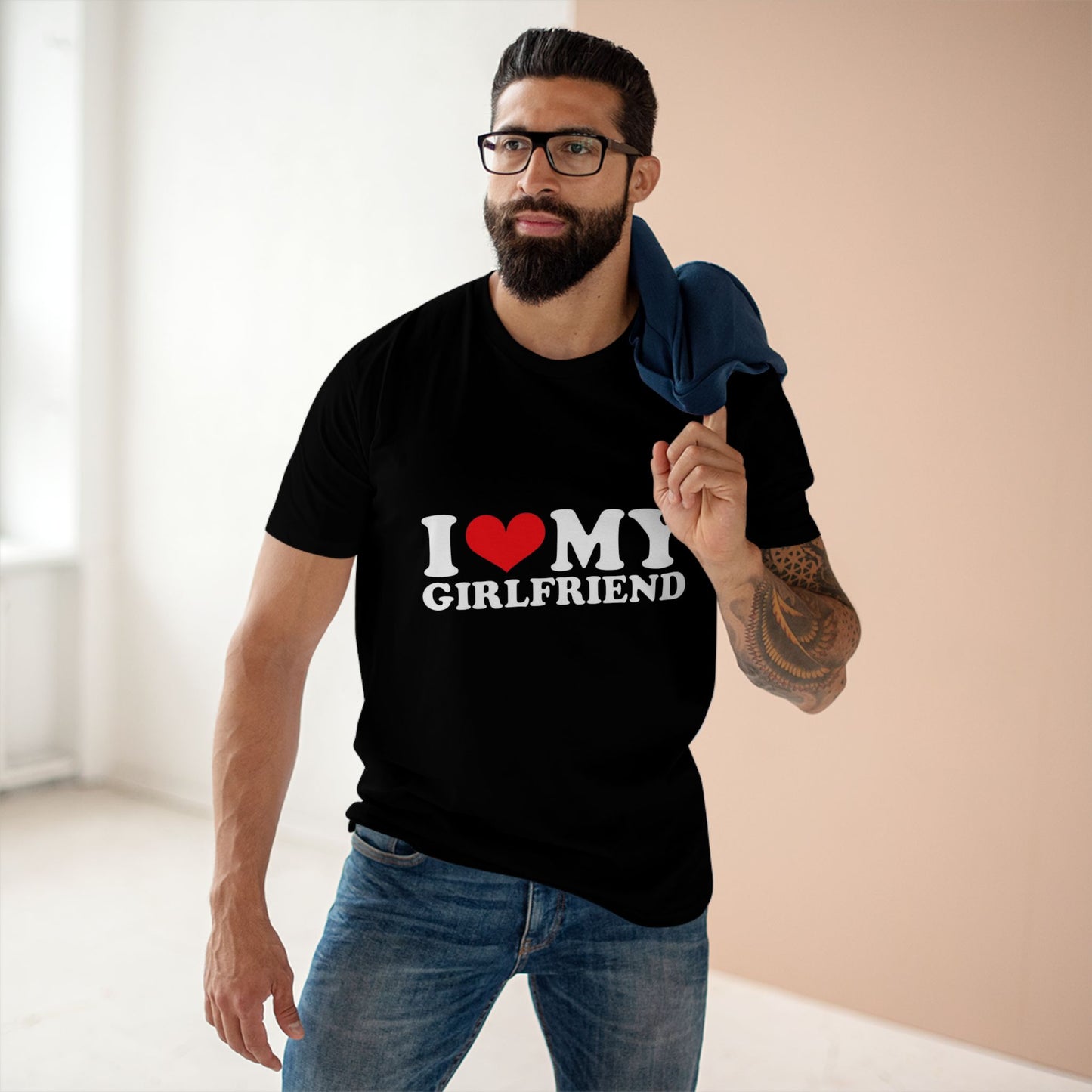 Men’s I ❤️ My Girlfriend Tee Shirt