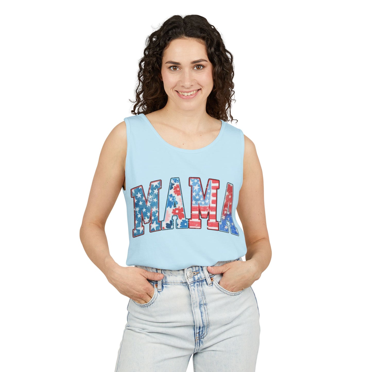 Forth Of July Mama Tank Top