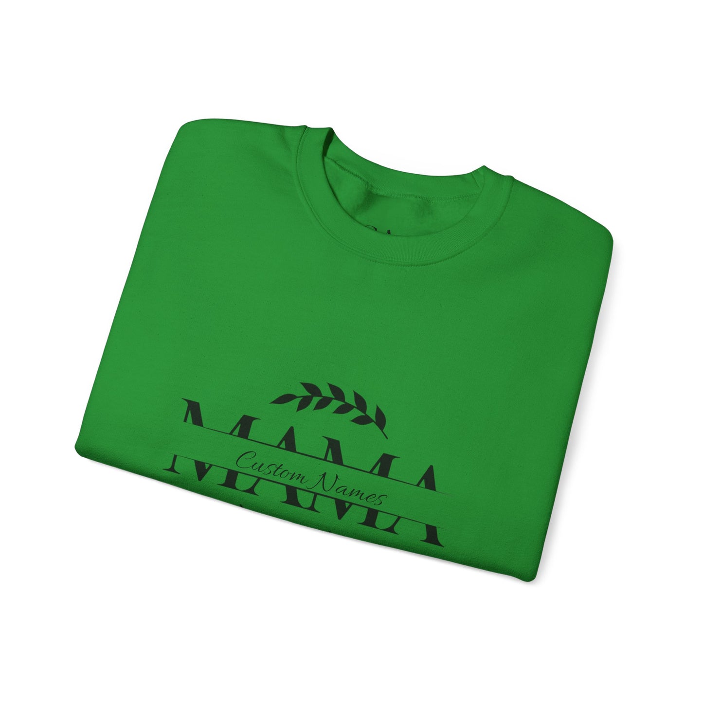 Custom Names Mama Crewnrck Sweatshirt