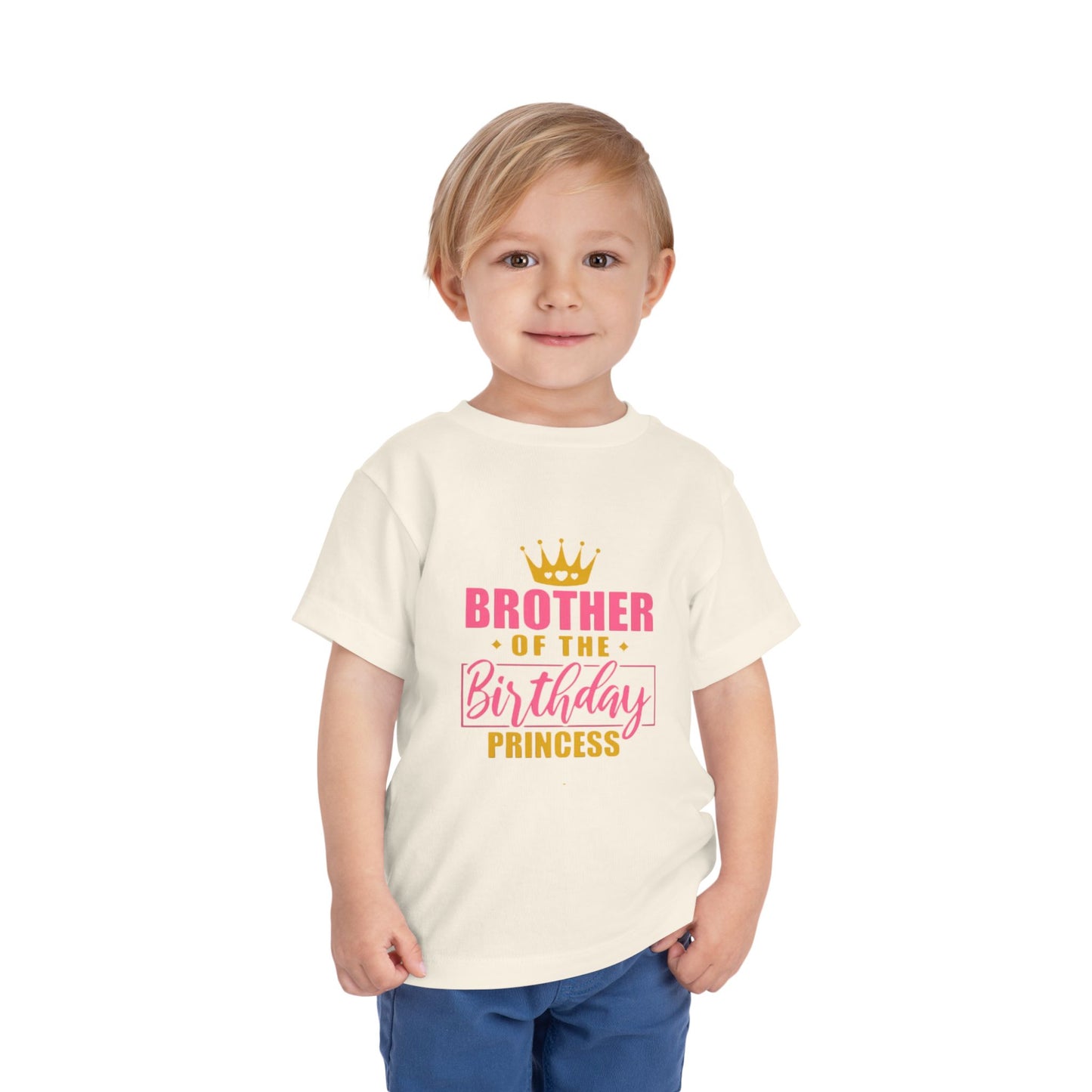 Brother of the Birthday Princess Toddler Tee - Cute Party Shirt for Celebrating Special Occasions