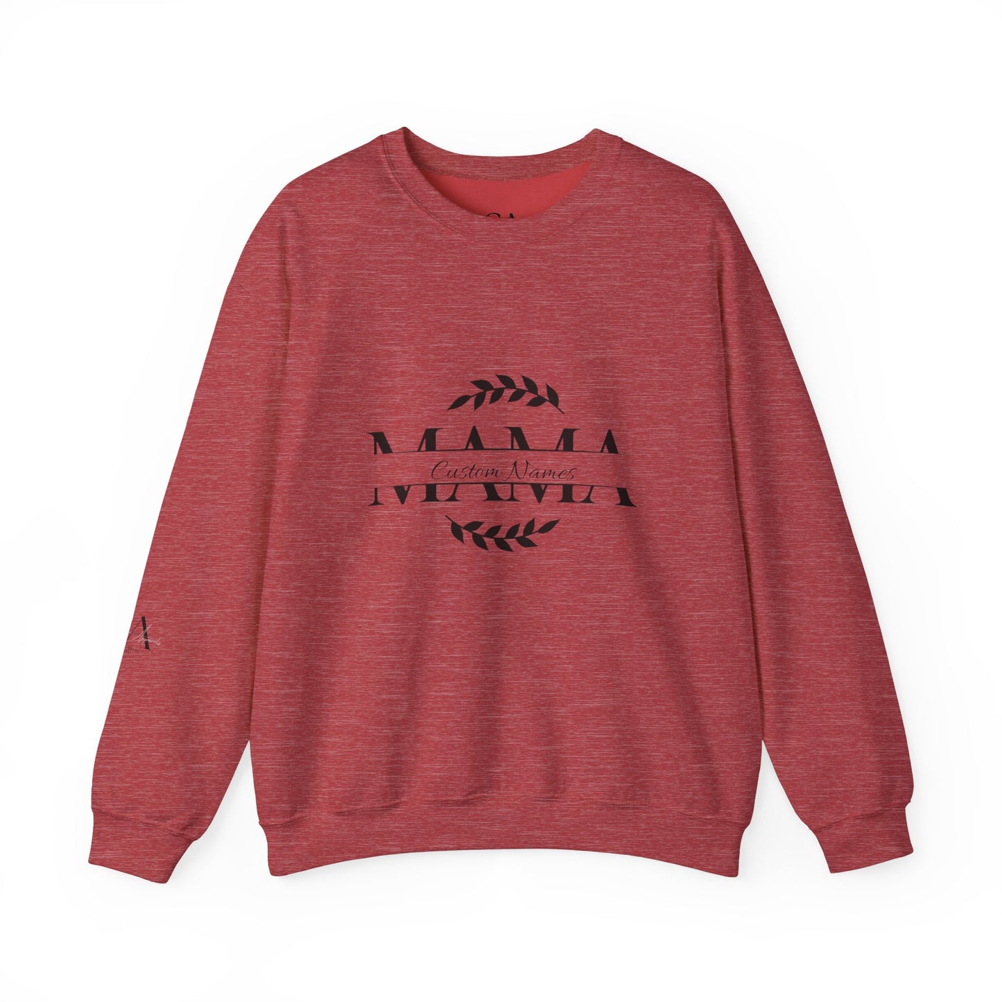 Custom Names Mama Crewnrck Sweatshirt