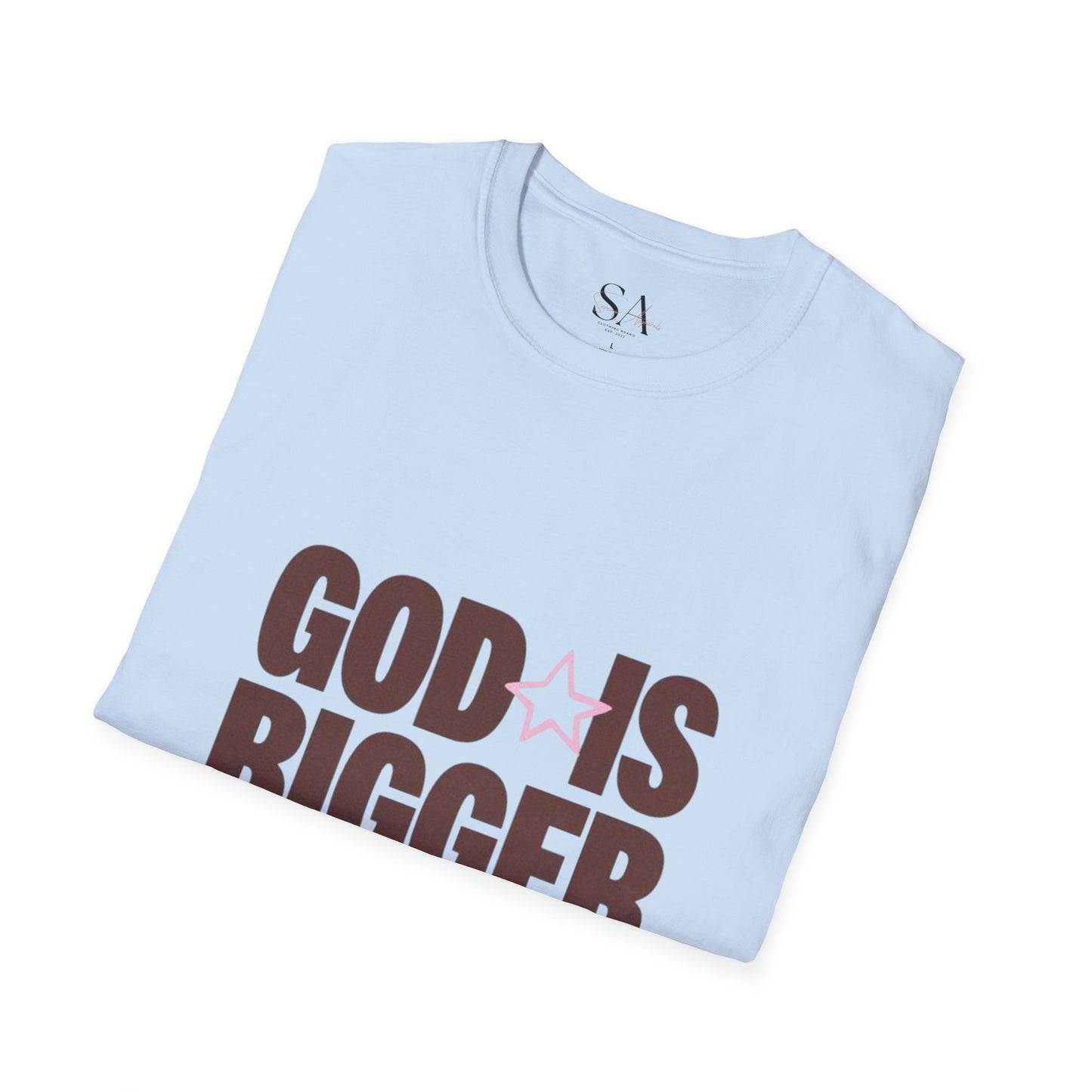 God Is Bigger Than Your Fear Brown Unisex Tee