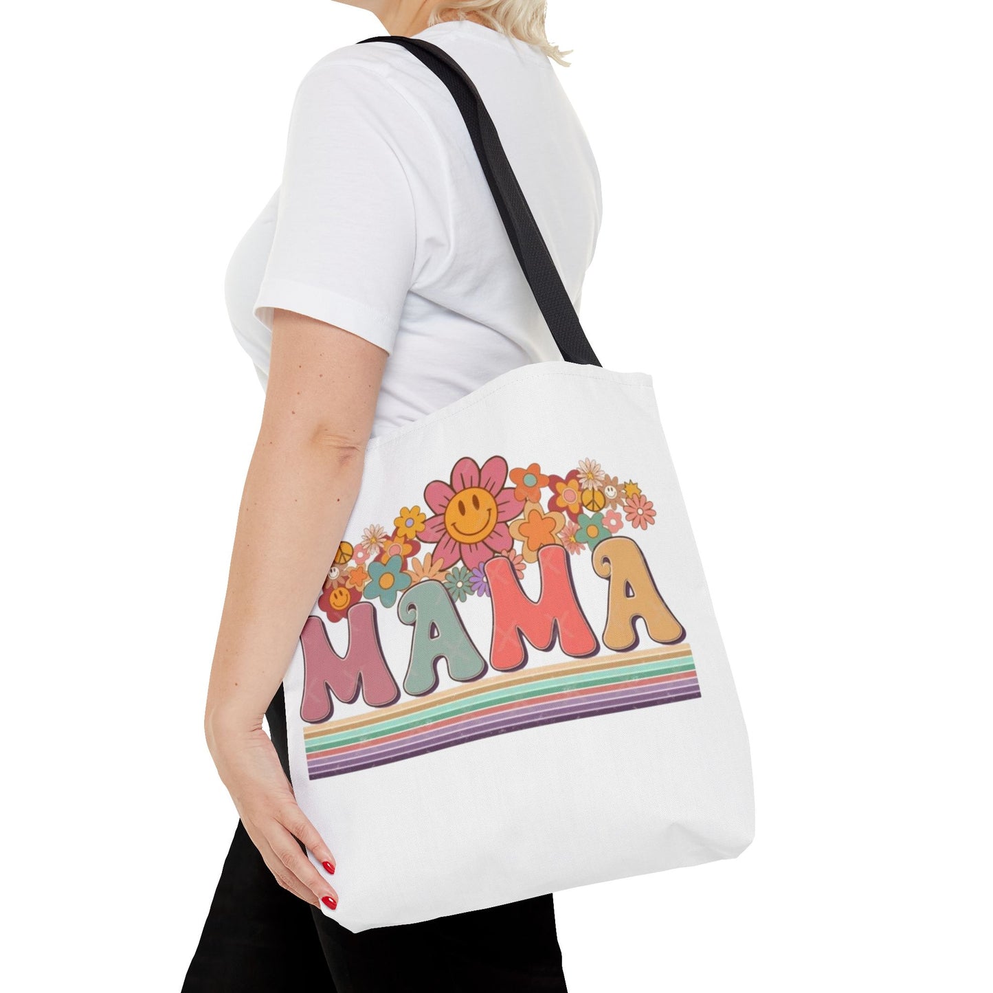 Colorful Floral Mama Tote Bag