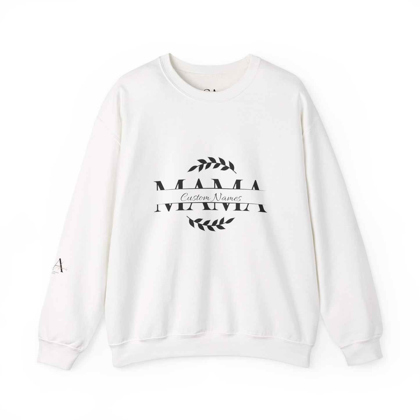 Custom Names Mama Crewnrck Sweatshirt
