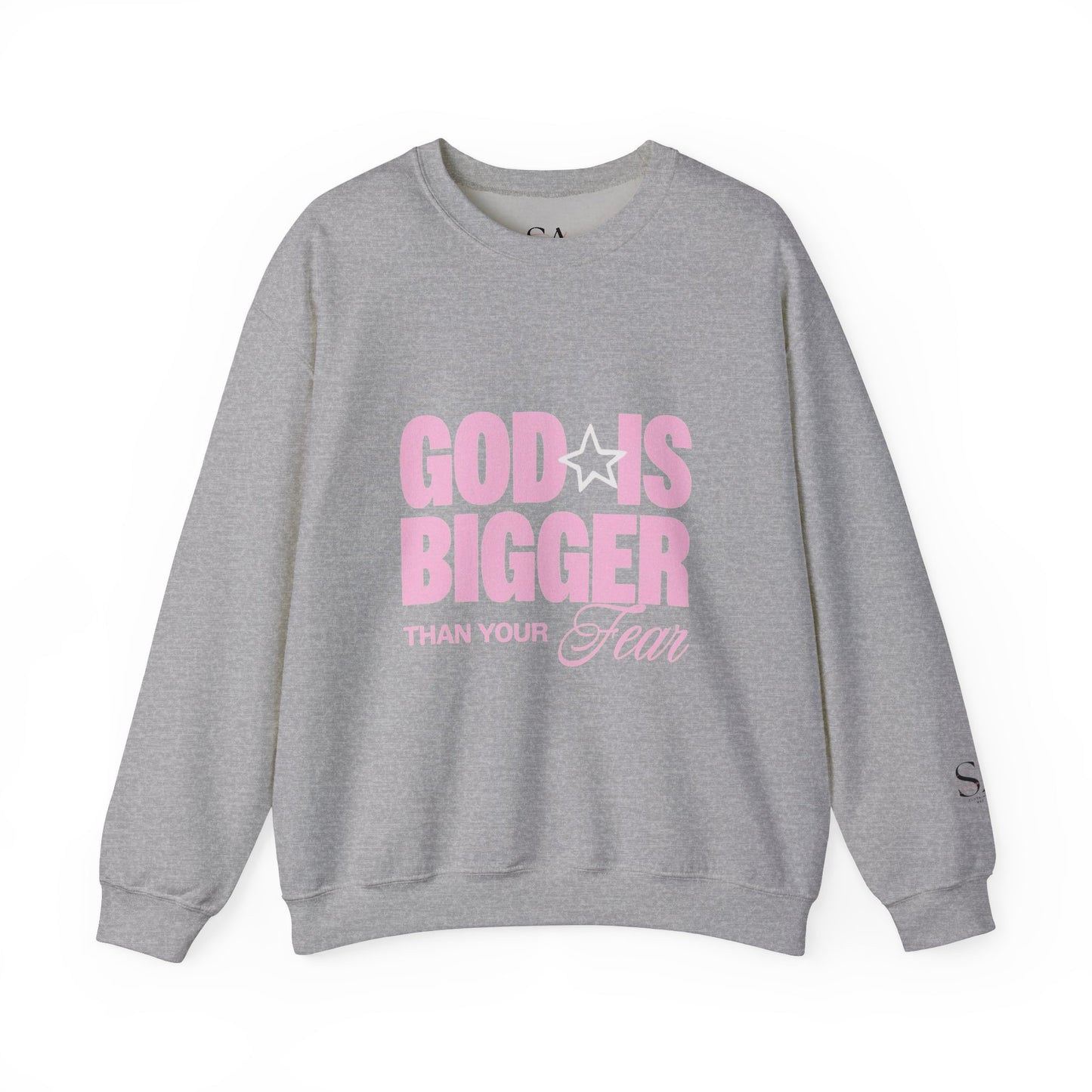 God Is Bigger Than Your Fear Unisex Crewneck