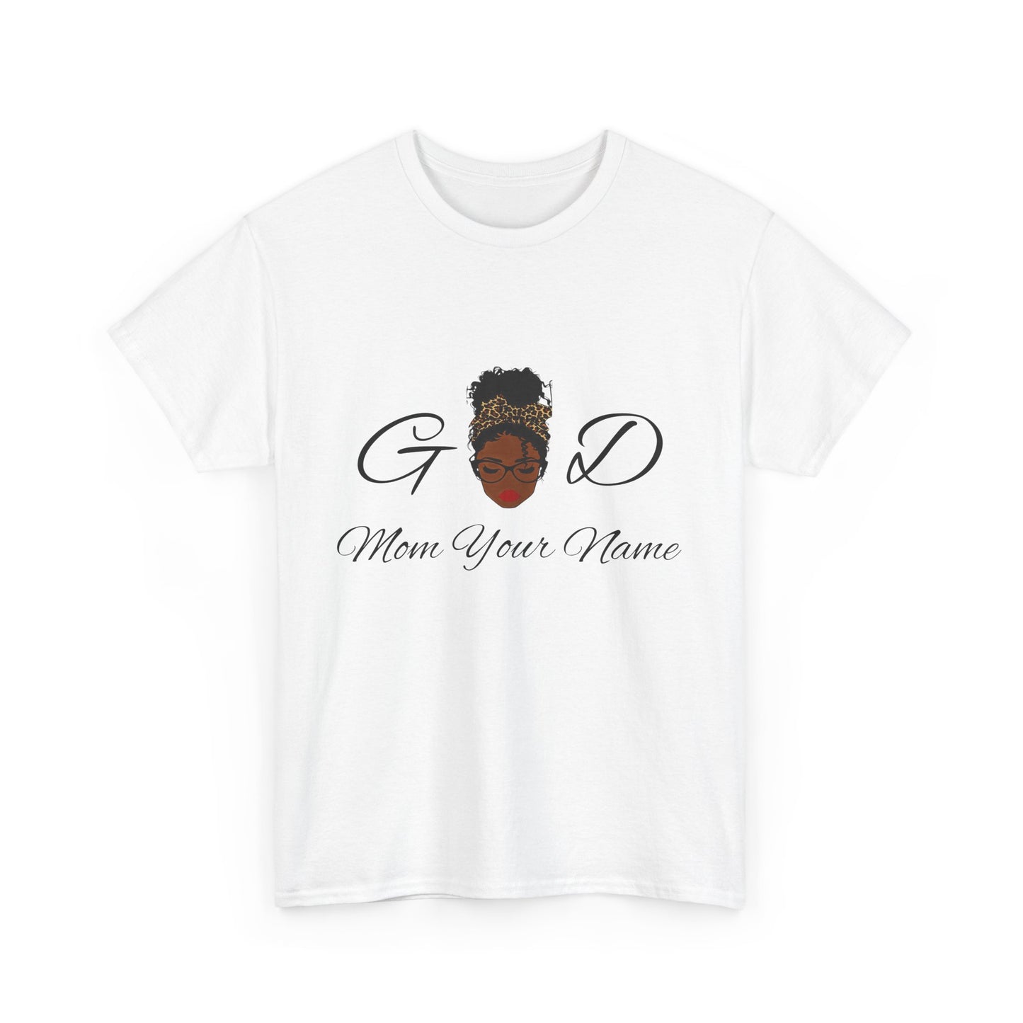 Unisex  God Mom Custom Heavy Cotton Tee