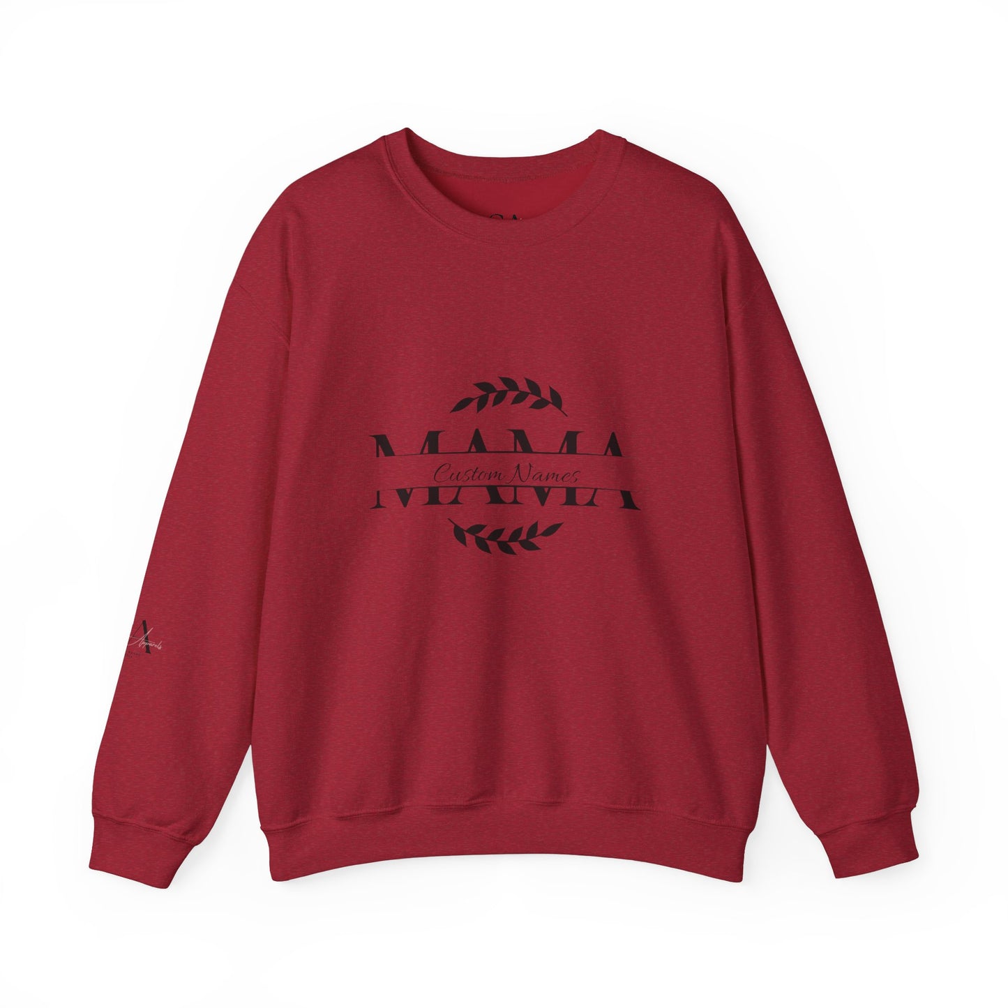 Custom Names Mama Crewnrck Sweatshirt