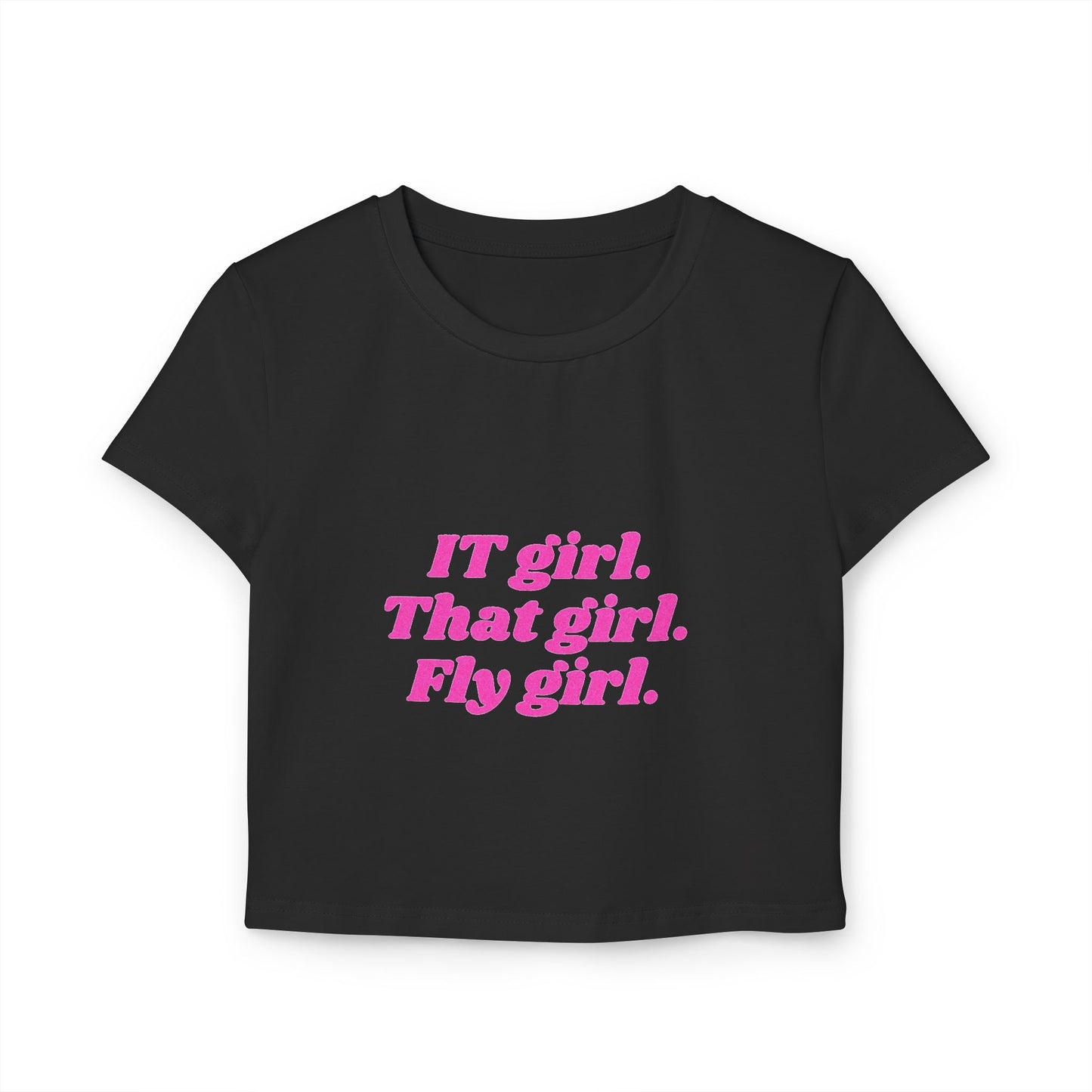 IT GIRL Cropped Tee Shirt