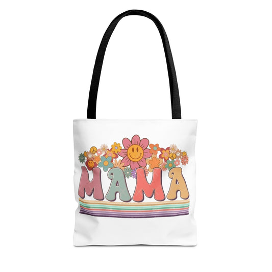 Colorful Floral Mama Tote Bag