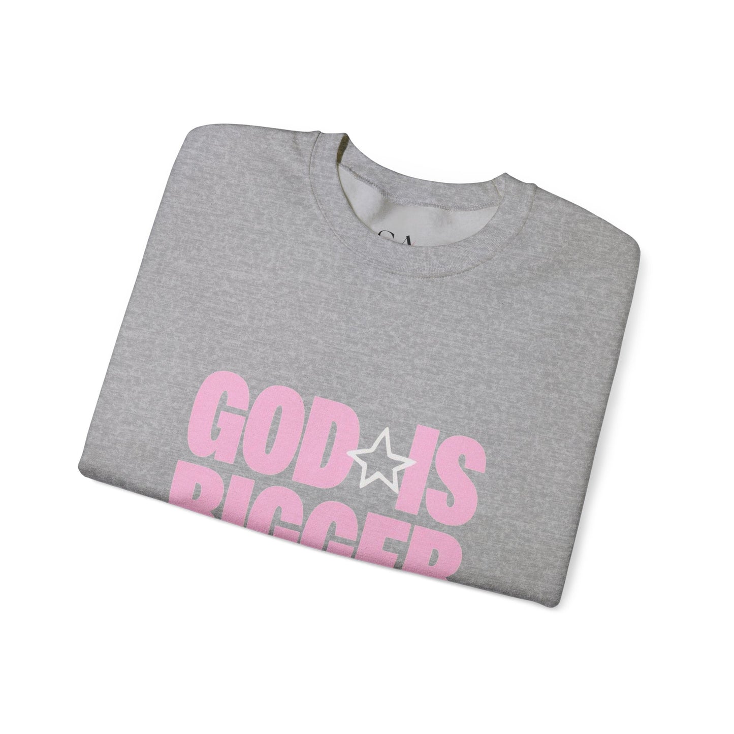 God Is Bigger Than Your Fear Unisex Crewneck