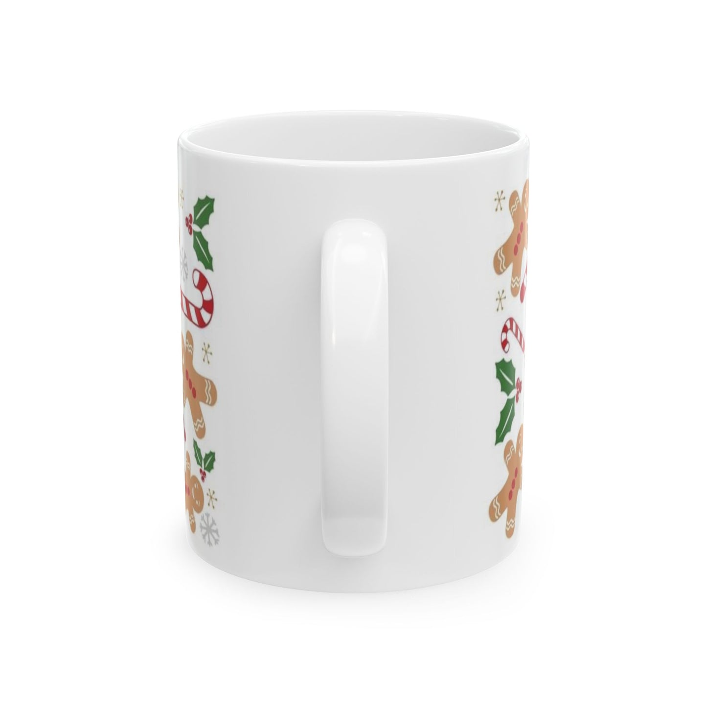 Ceramic Ginger Bread Mug, (11oz, 15oz)