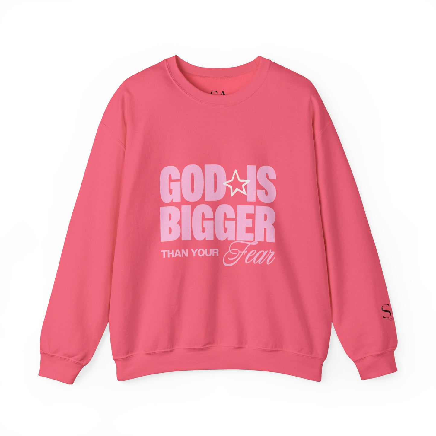 God Is Bigger Than Your Fear Unisex Crewneck
