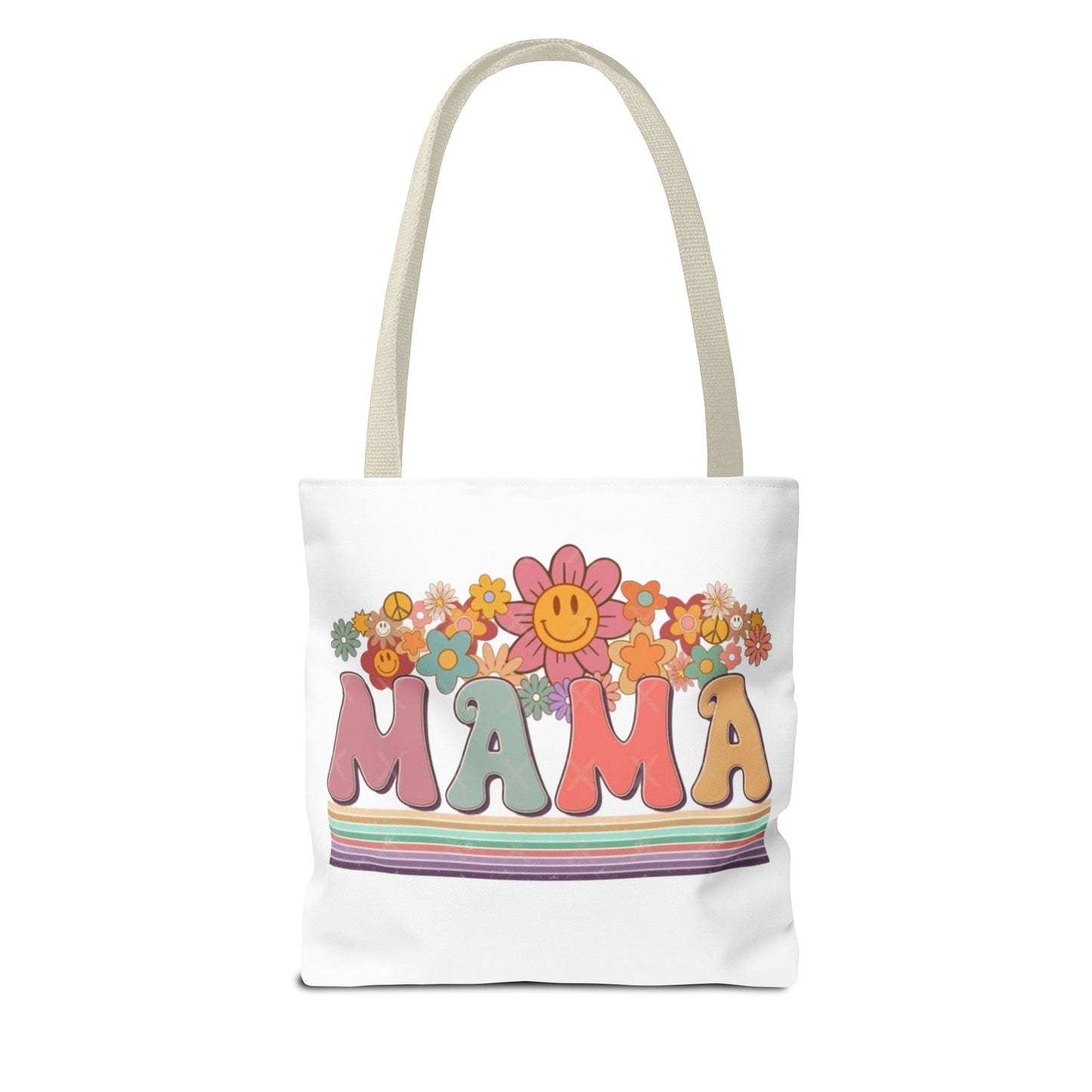 Colorful Floral Mama Tote Bag