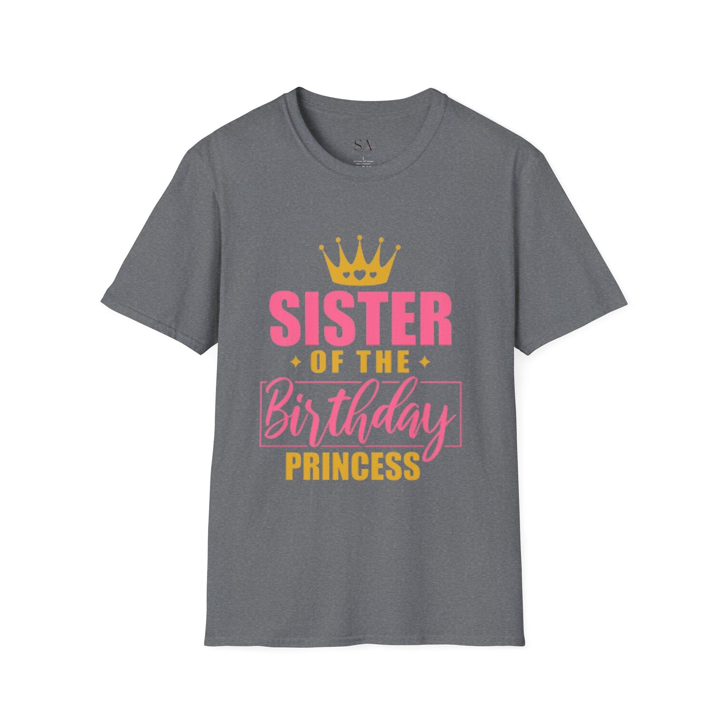 Sister Of The Birthday Princess Unisex T-Shirt